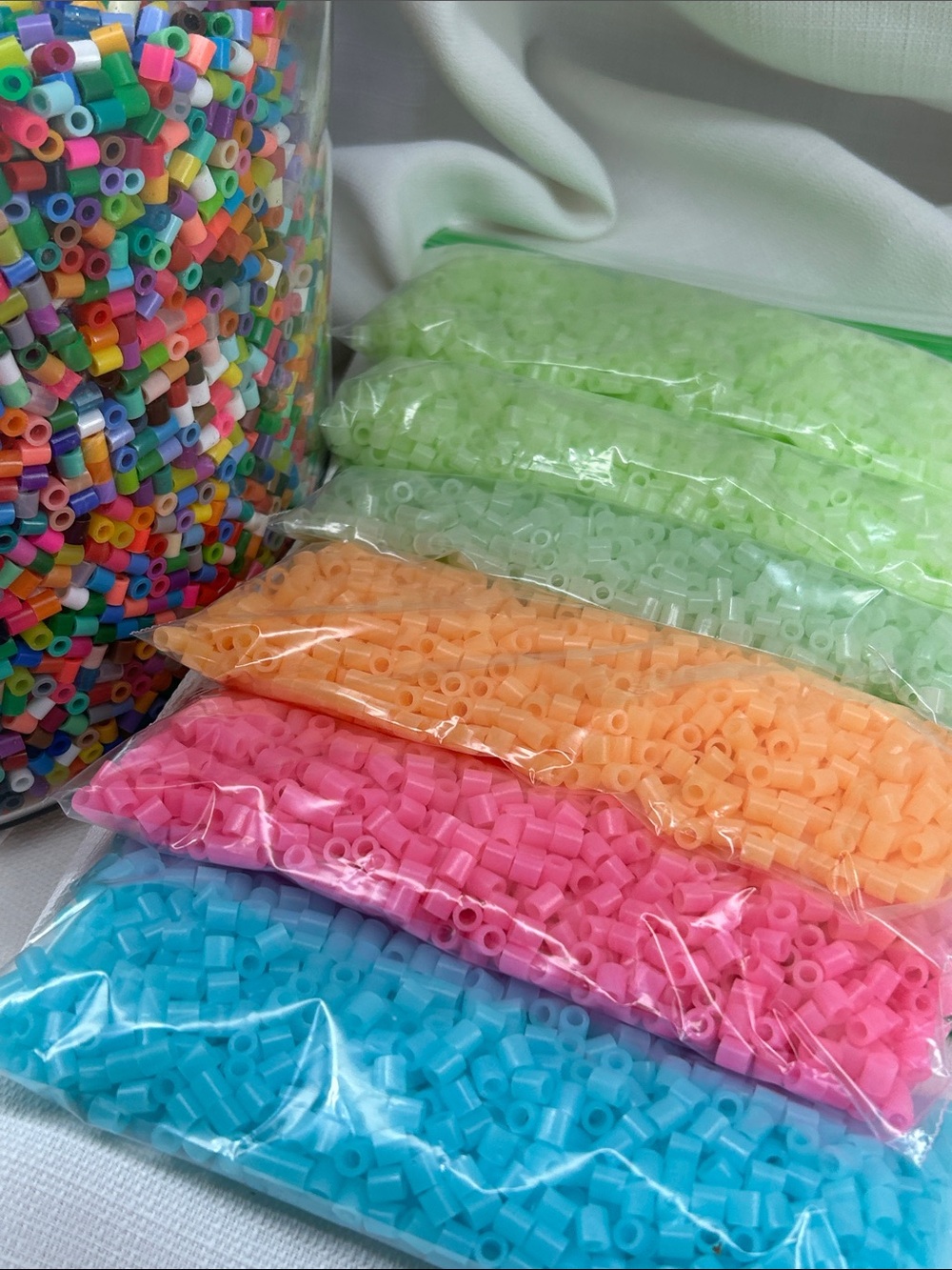 Profits for Poppi822 - Glow in the dark Perler Bead lot #1